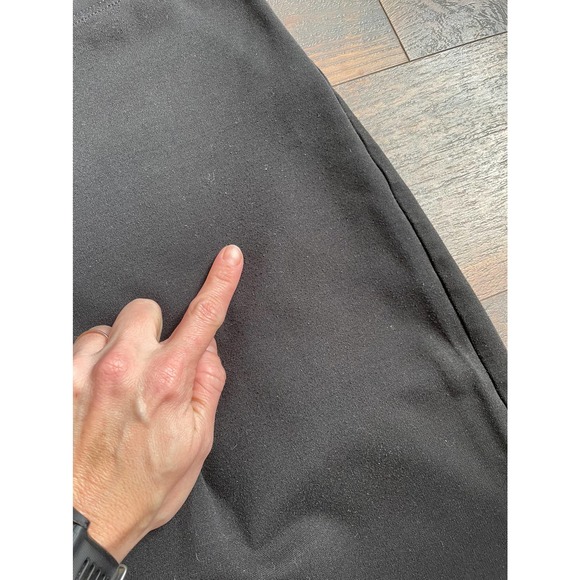 Eileen Fisher Black straight Dress Pants washable Thick Heavy Small - Picture 6 of 11